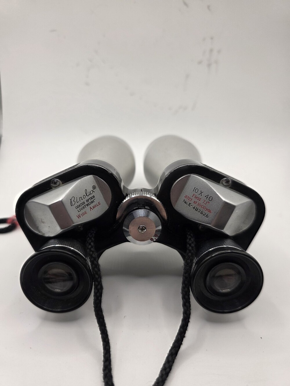 Vintage Binolux 10x40 Wide Angle Binoculars Coated Optics Japan K-4113626